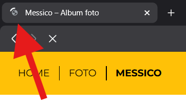 Esempio di pagina non completamente caricata